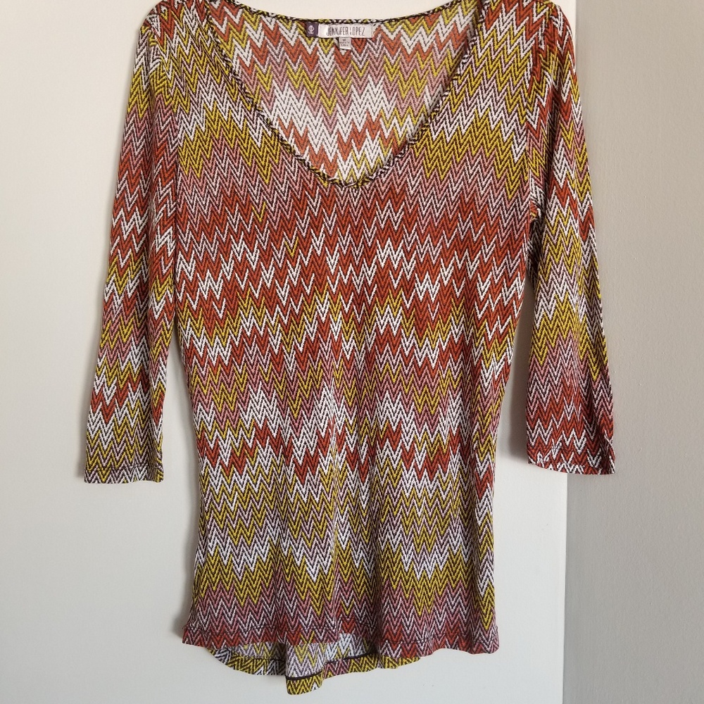 5/$20 Jennifer Lopez  olive green zig zag jlo